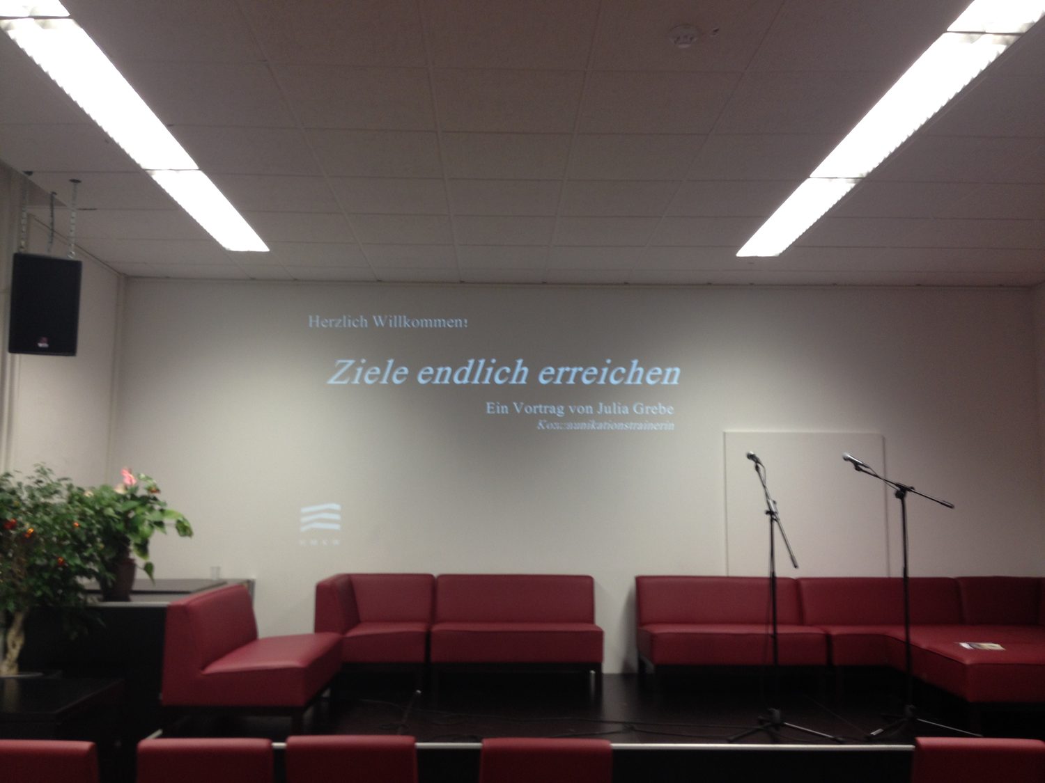 Saal bei einer Vortragsveranstaltung